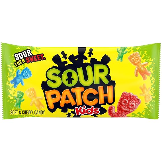 SOUR PATCH KIDS Soft & Chewy Gummy Candy, 2 oz