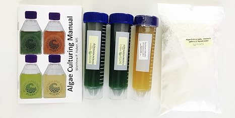 Algae Research Supply Kit Grows 5 Gallons of Spirulina, Perfect for School Science Fairs/Projects, Experiments & Classrooms