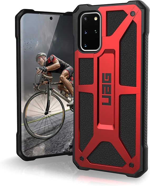 URBAN ARMOR GEAR UAG Samsung Galaxy S20 Plus Case, 6.7" Screen Monarch Crimson Rugged Shockproof Military Drop Tested Protective Cover