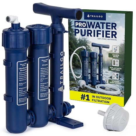 Pro Portable Water Filter for Camping - Water Purifier Survival