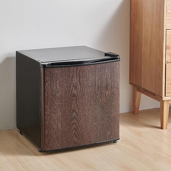 SKK 1-Door Refrigerator, 16.6 gal 50 L, Double Opening, Small, Living Alone, Quiet, Home, Compact, 1-Door, Office Temperature Adjustment, Ice Making, Sub Second, Bedroom Mini Refrigerator