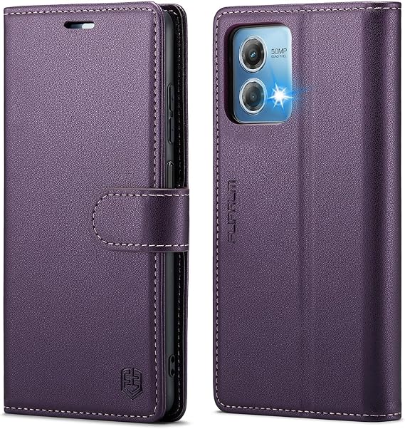 FLIPALM Wallet Case for Moto G Stylus 5G 2024,Purple