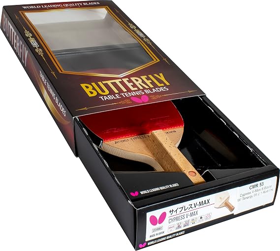 Butterfly Cypress V-Max Pro-Line Racket + Tenergy 05
