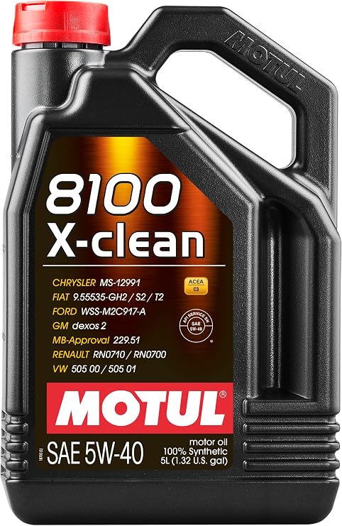 Motul 102051 Motor Oil SAE5W-40 100% Synthetic - 5 Liter