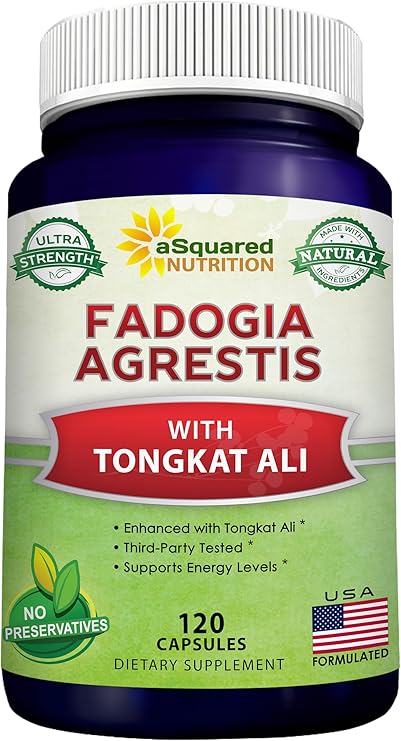 Fadogia Agrestis with Tongkat Ali - 1000mg Per Serving - 120 Capsules