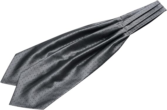 Allegra K Men's Polka Dot Ascot Tie Self-Tied Silk-Feel Formal Cravat Scarf | Soft polyester, classic polka dots, 45,3" length, hand washable, perfect for formal parties