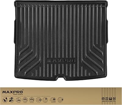MAXPRO Cargo Liner Compatible with BMW X1 2019-2023. Custom-fit, Heavy-Duty, All-Weather mats. Waterproof for Tough Conditions. 4th Row Custom Floor Mats.