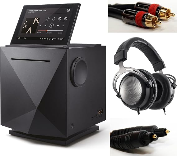 Astell&Kern AK500N The Ultimate MQS High Resolution Network Audio Player (1TB) with AKT5P Limited Edition Beyerdynamic Headphones with ProStudio Optical Audio Connection Kit