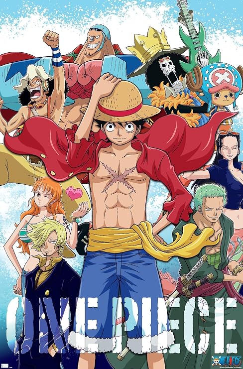 One Piece - Crew Wall Poster, 34L" x 22.4W", Unframed Version