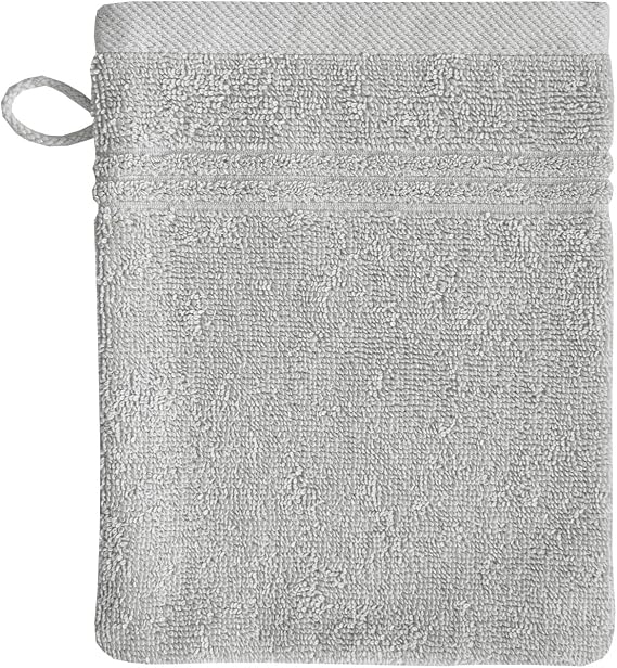 Dyckhoff Terry Cloth Series 'Nature' Wash Mitt 16 x 21 cm Silver / Light Grey