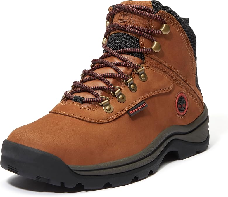 Timberland Men's White Ledge Mid Waterproof Hiking Boot, Rust Nubuck, 11 Medium