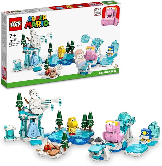 LEGO Super Mario 71417 Sedon And Frozen Lake Challenge, Toy Blocks, Gift, Adventure, Boys, Girls, Ages 7 and Up