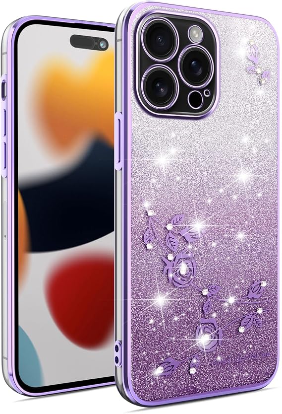 Transparent Flower Case for Honor X9D / Magic8 Lite Fashionable Flower Smart Case Flower Phone Case Girls Shockproof Lightweight Screen Lens Protective Phone Cover for Honor X9D / Magic8 Lite