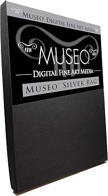 Museo Silver Rag | 300 GSM | Inkjet Fine Art Archival Paper | Gloss | 8.5x11 | 25 Sheets