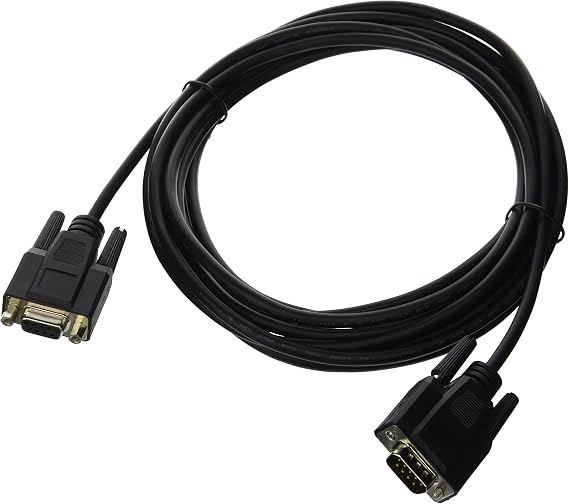 C2G / Cables To Go C2G 52032 DB9 M/F Serial RS232 Extension Cable, Black (15 Feet, 4.57 Meters)