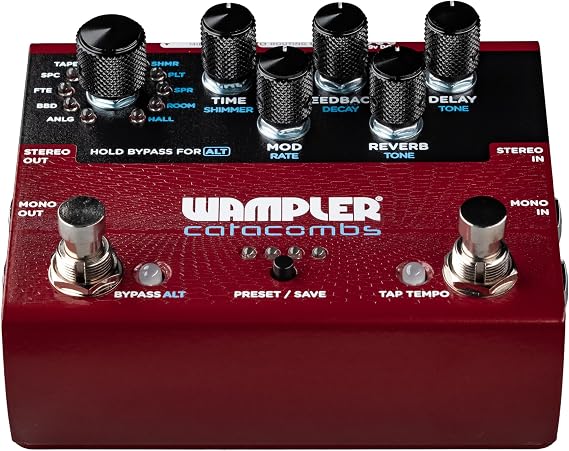 Wampler Catacombs Reverb and Delay Pedal