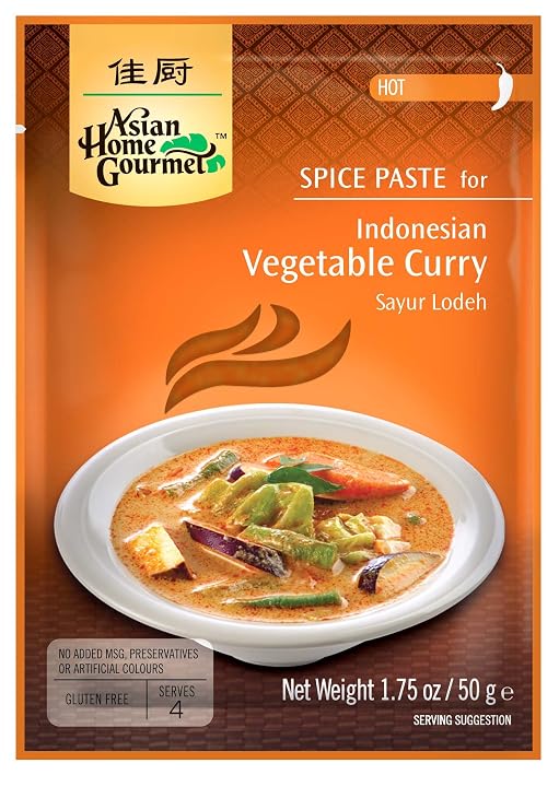 Asian Home Gourmet: Indonesian Vegetable Curry (Sayur Lodeh) 1.75 oz (Pack of 12)