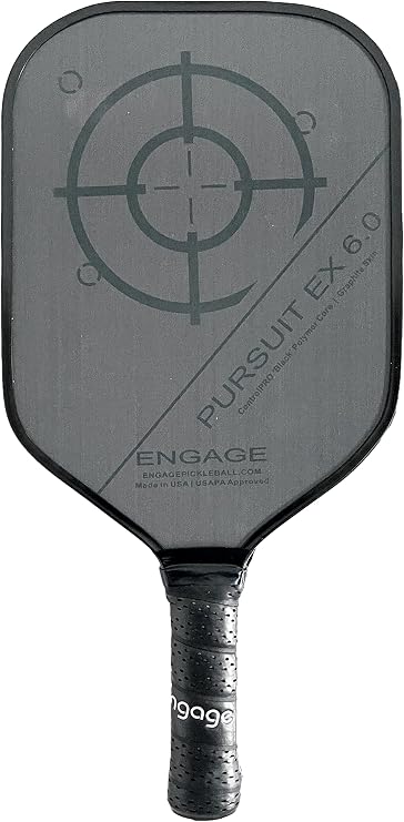 Engage Pickleball Pursuit EX 6.0 Graphite Skin Made in America Pickleball Paddle