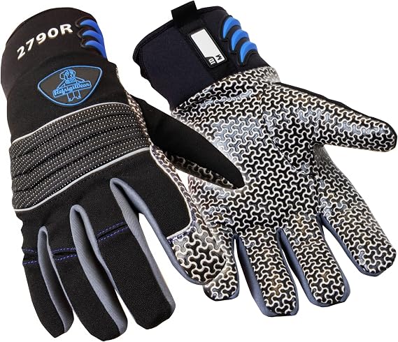 RefrigiWear Unisex Insulated ArcticFit Max Gloves with Polar Fleece Liner Impact Protection and Silicone Grip
