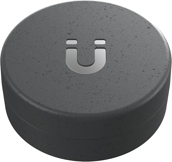Ultra Magnetic Air Tag Holder | Waterproof | Shatterproof | Cement Dirt Design | Compatible with Apple Air Tag, Extra 3M Tape for Optional Mounting, Air Tag Magnetic Case for Car, Truck-Urban Ash