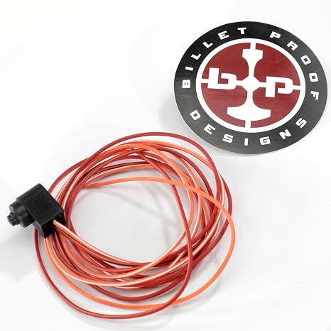 Handlebar-Mounted Front Brake Light Switch with 50 of Wire for 1996-2009 Harley Street Glide, Electra Glide, Road Glide, Road King, Softail, Dyna, Sportster & 2002-2017 V-Rod - Replaces HD# 71590-96