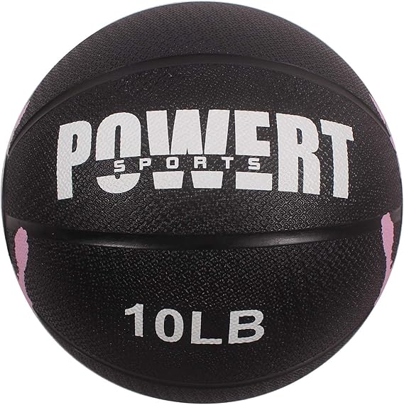 POWERT Medicine Ball Weighted Ball for HIIT Workout, Cardio Fitness Exercise & Physical Therapy
