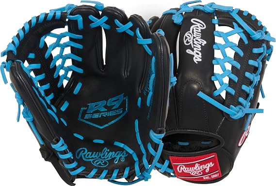 Rawlings | R9 Youth Contour Fit Baseball Glove | Sizes 11" - 12" | Multiple Styles