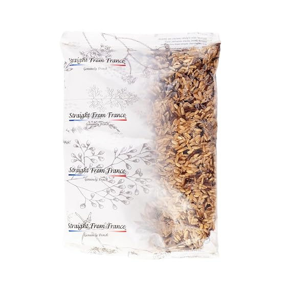 Straight from France Genuinely French Whole Grain Rice Blend | Unpolished & non-GMO rice blend grown only in France, similar to wild rice, ideal in rice pilaf & jambalaya, 14.5oz bag