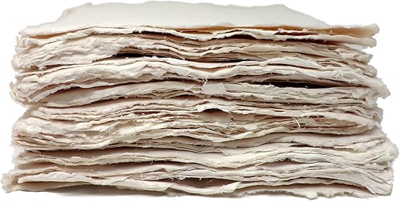 Artway Indigo - A2 Cotton Rag Paper - 100% Cotton/Handmade - 250gsm Medium Structure - A2 (20 Sheets) White