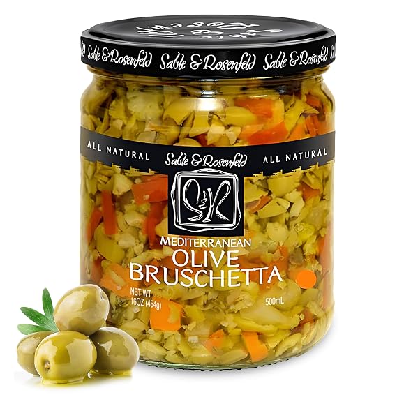 Sable & Rosenfeld Mediterranean Olive Bruschetta in a Jar, 16 oz, Pack of 1