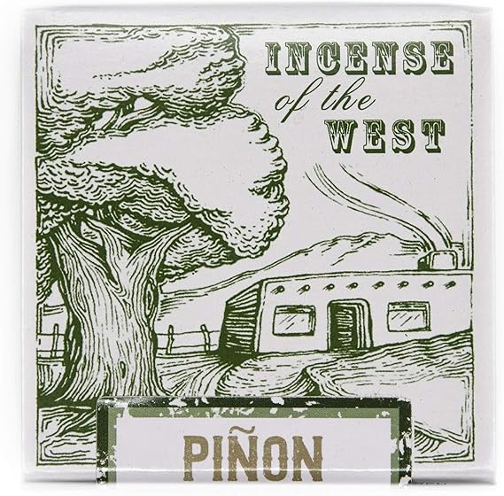Incienso de Santa Fe - Pinon Natural Wood Incense Bricks Without Holder, 40 Count - Made in the USA
