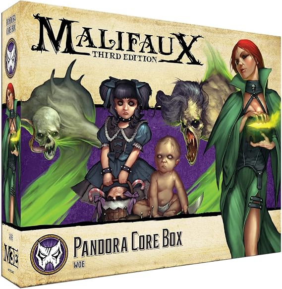 Malifaux Third Edition Neverborn Pandora Core Box