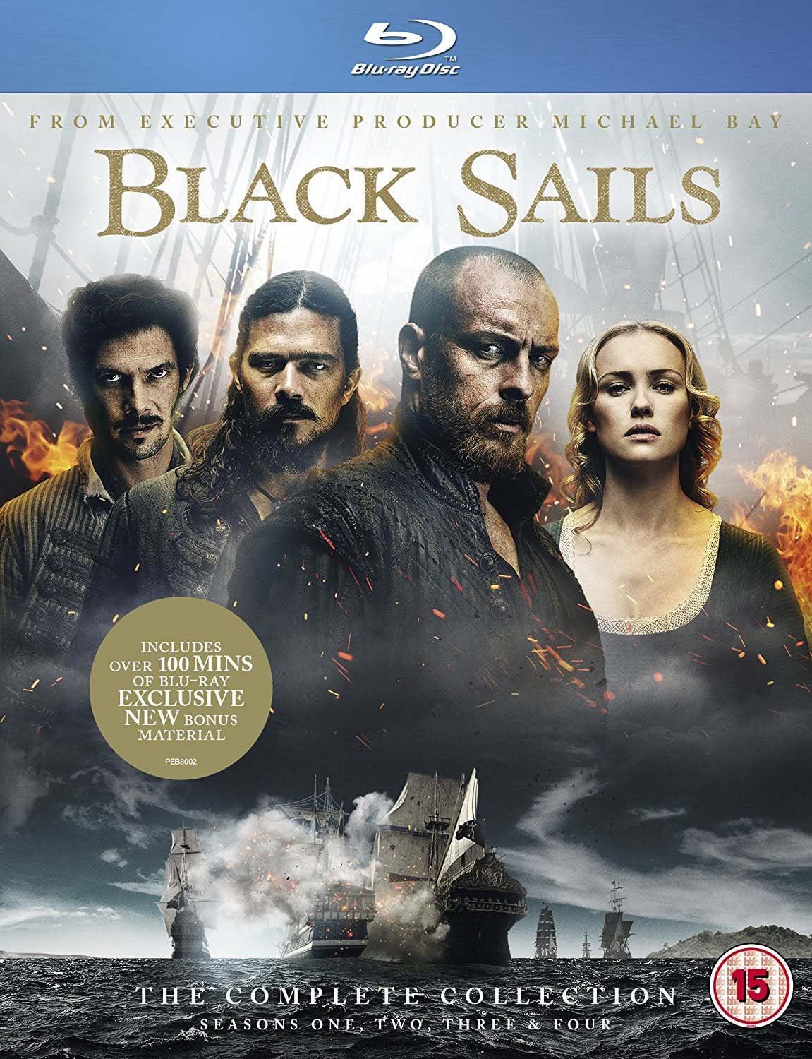 Black Sails The Complete Collection Seasons 1-4 [Blu-ray]