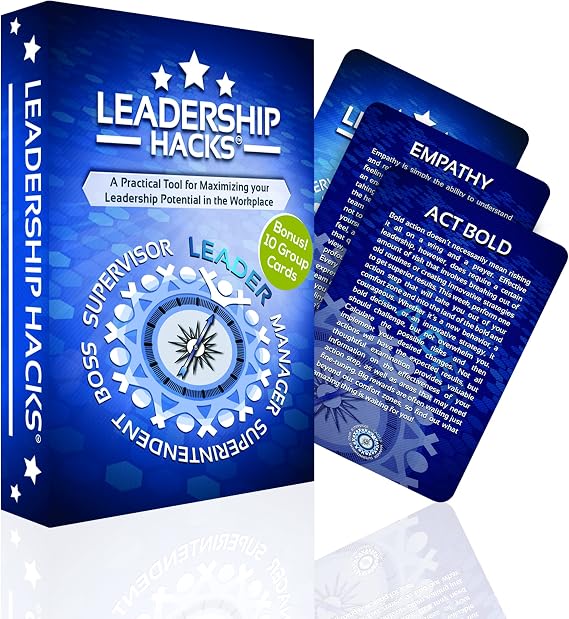 Leadership Hacks Leadership Gift - A 52 Week Leadership Training Program for Empowering Leaders Based On Top Selling Leadership Books - Its The Manager, Atomic Habits, Leaders Eat Last