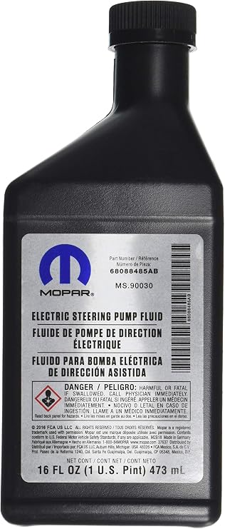 Genuine Chrysler (68088485AA) Power Steering Fluid
