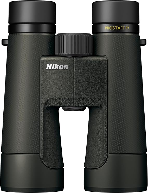Nikon PROSTAFF P7 10x50 Binocular | High-Magnification Wide FOV Waterproof Fogproof 50mm Binocular with Multilayer-Coated Lenses and Locking Diopter | Wildlife Nature Observation Optic