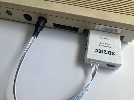 Micro SD Card Reader (SD2IEC) for Commodore 64, Powered by User Port