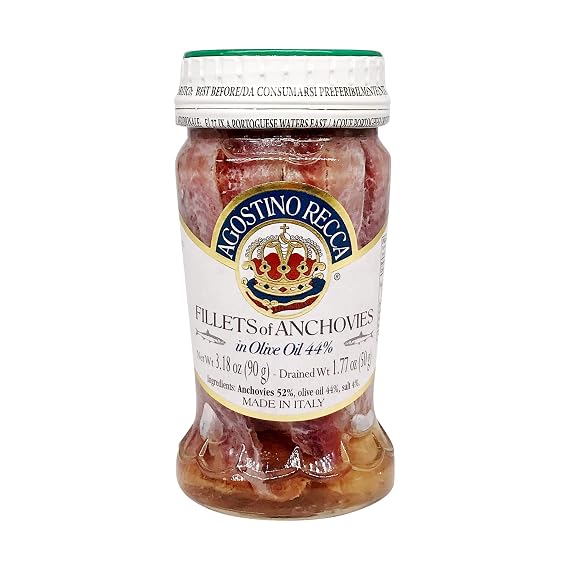 AGOSTINO Anchovies In Jar, 3.35 OZ