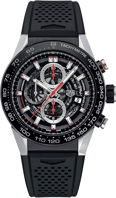 TAG Heuer Carrera Calibre Heuer 01 Automatic Skeleton Dial Men's Watch CAR2A1Z.FT6044