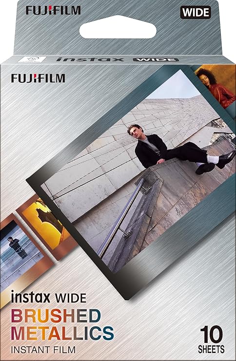 Fujifilm INSTAX Geniş Fırçalı Metalik Anında Film