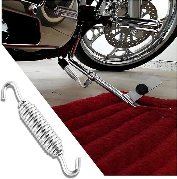Motorcycle Kickstand Spring,Galvanic Spring Parts Replacement OEM# 50005-85A Compatible with Harley 1991-1998 Touring Electra Glide Road King Road Glide,Professional Motorcycle Accessories