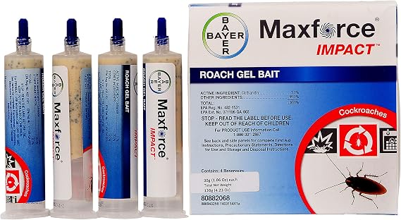 Bayer Environmental Science Maxforce Impact Roach Bait Gel - 1 Box (4 X 30 Gr.)