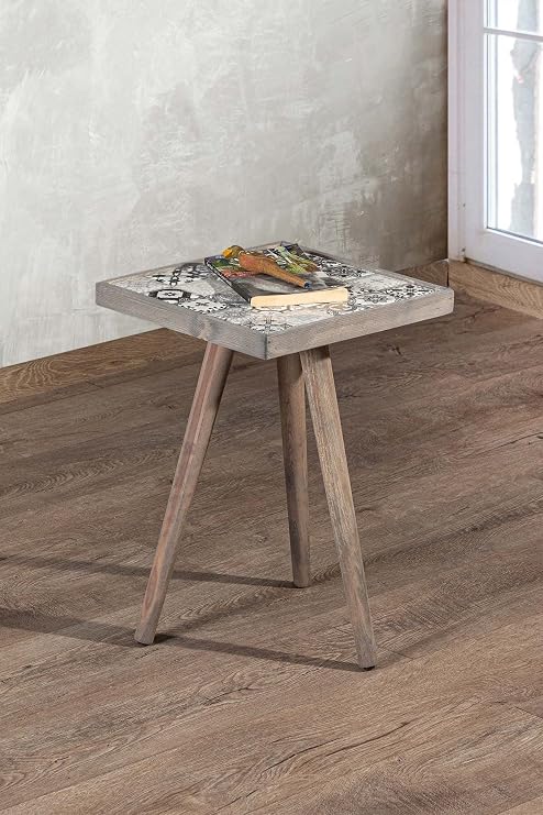 Side Table, Coffee Table, End Table, Nightstand Nesting Table, Bedside Table, Accent Table, Home Essentials, Solid Wood Table, Mexican Tile Table, Ceramic End Table