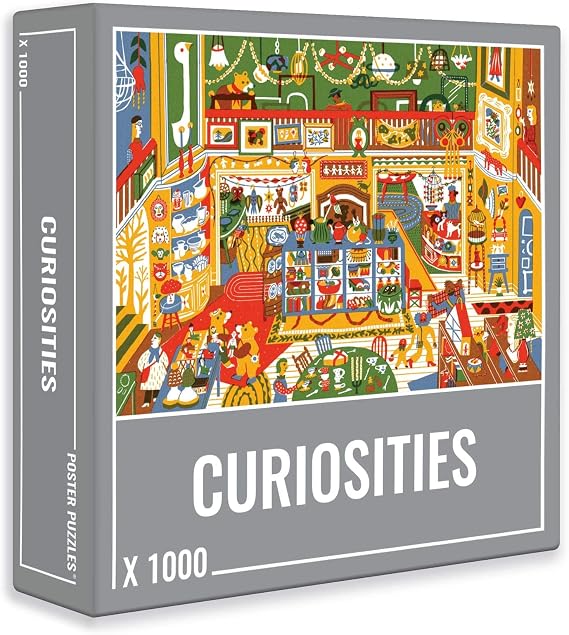 Cloudberries Curiosities Puzzle | Detailed and Challenging 1000 Piece Jigsaw Puzzle for Adults | Curiosity Shop Puzzle | Quirky Puzzles for Adults