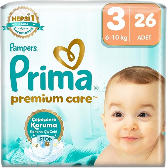 Prima Diaper Premium Care Number 3 26 Pieces