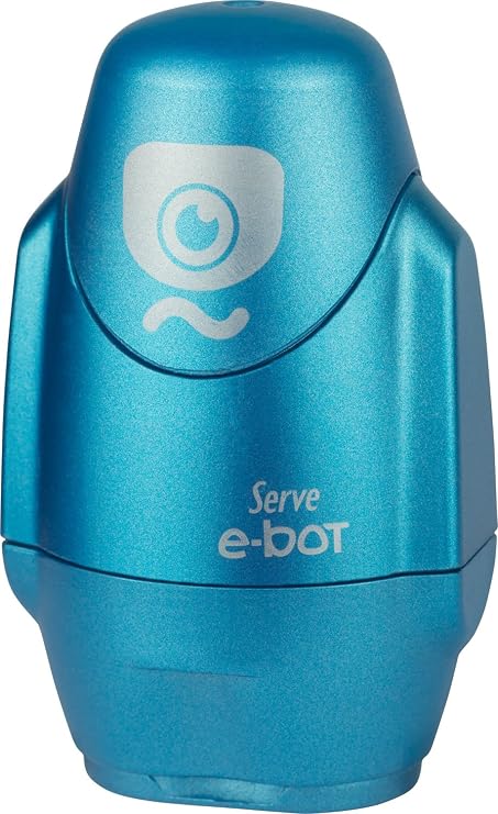 Serve E-Bot Silgili Kalemtiras Metalik Mavi Tekli
