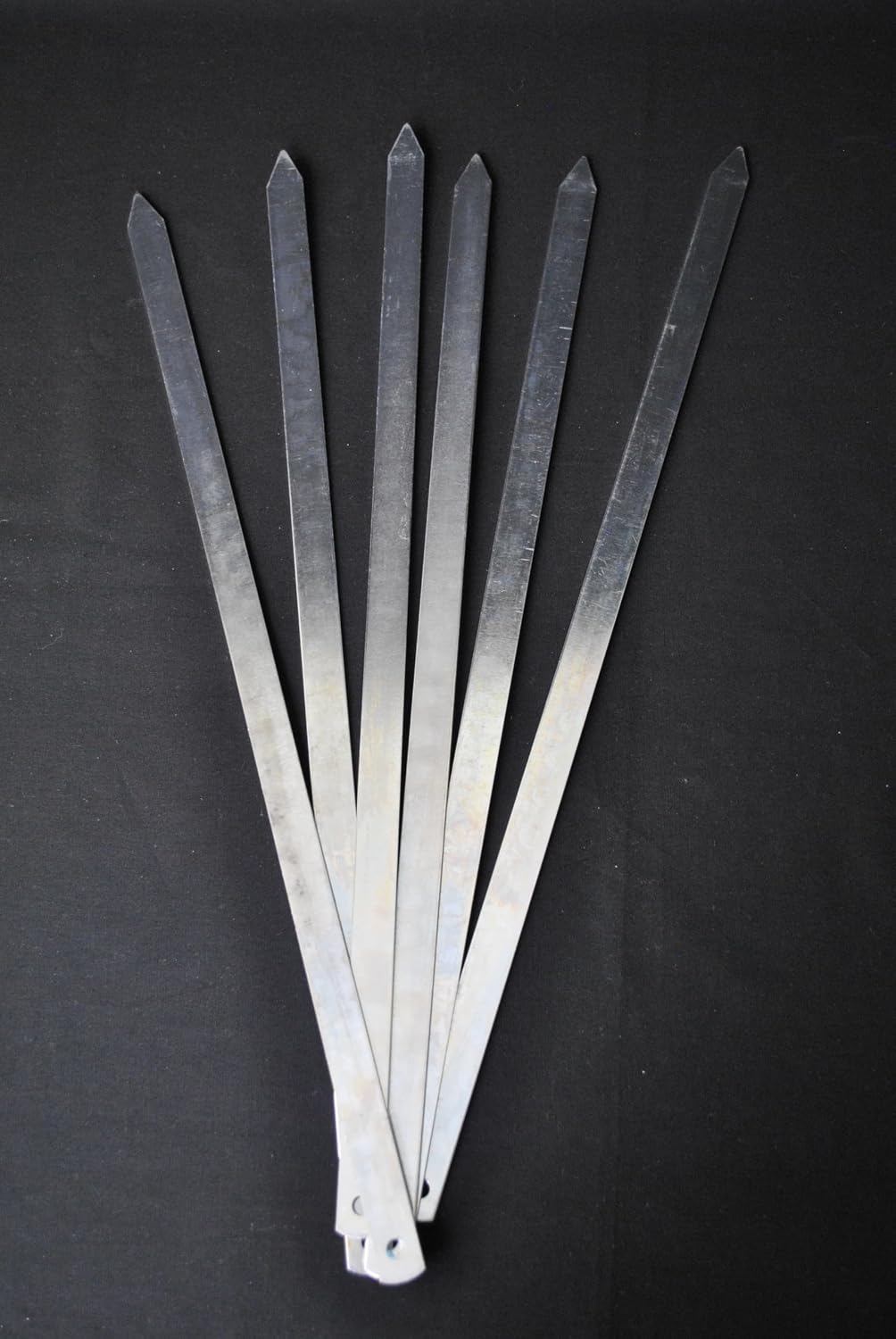 Rotanev 12 Professional Metal Minced Meat Shish Adana-Urfa-Antep Kebab Shish