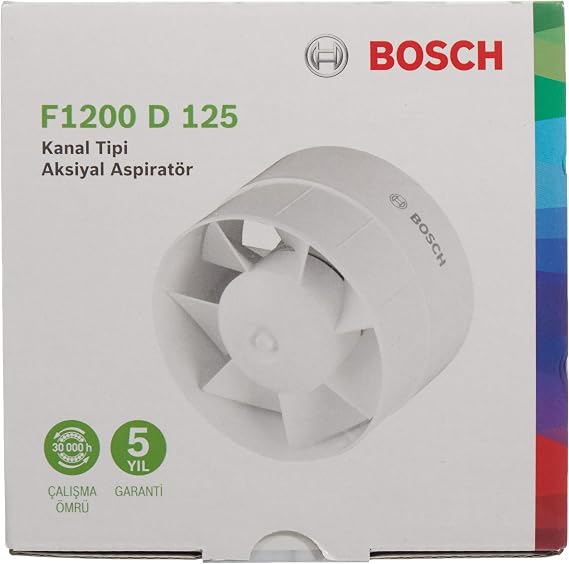 Bosch Banyo Havalandırma Fanı 1200 Serisi (125 mm)