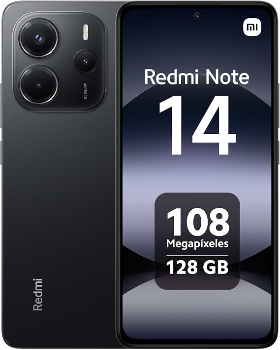 Smartphone Xiaomi Redmi Note 14 4G 6.67 Inch Octa Core 8 GB RAM 128 GB Nero