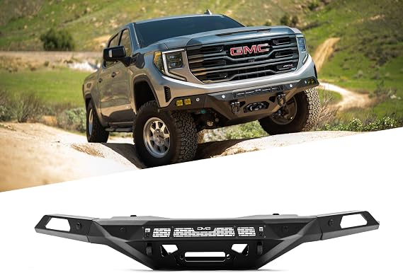 DV8 Spec Series Front Bumper for 2022-2026 GMC Sierra 1500 Winch Mount